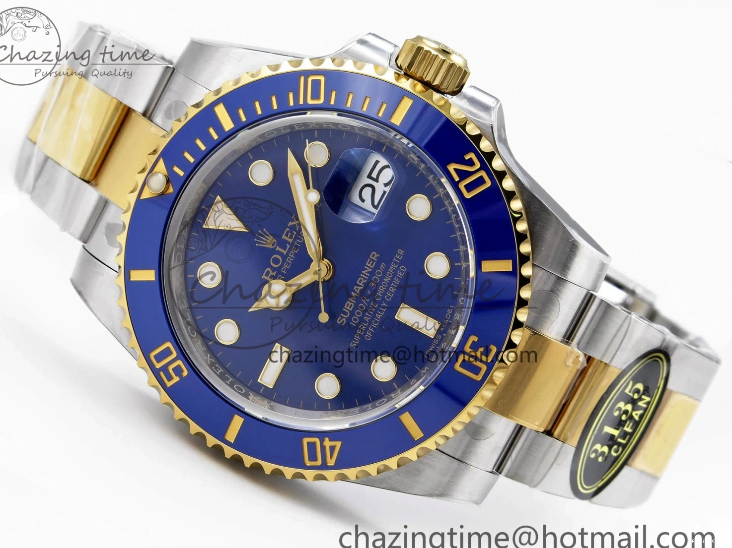 0112 Resilient Submariner 116613 LB Blue Ceramic Clean Factory 1:1 Best Edition 904L SS Case and Bracelet VS 1873